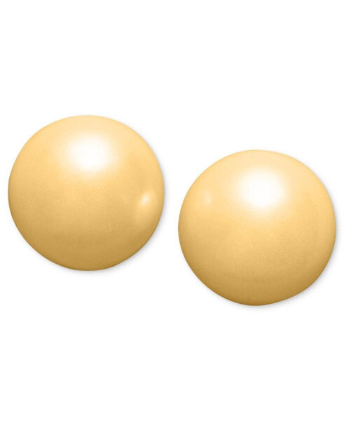 Silver-Tone Imitation Pearl (6mm) Stud Earrings, Created for Macy's