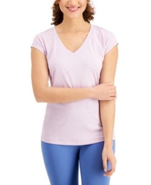 Спортивная футболка Ideology Rapidry Heathered Performance, женская X-small, фиолетовая
