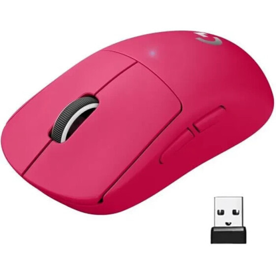 Logitech G Kabellose Gaming-Maus G PRO X SUPERLIGHT Ultraleicht, PC/Mac-kompatibel Pink