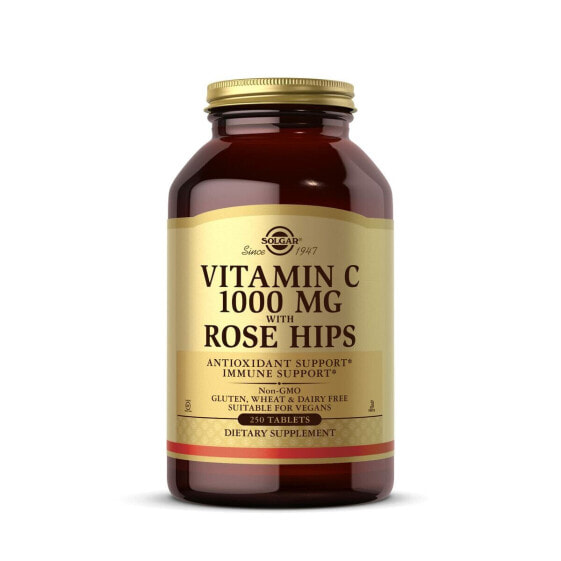 Rose Hips + Витамин C Solgar 30230 250 штук