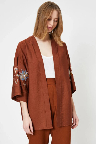 Kadın Kiremit Kimono&Kaftan 0YAK58035PW