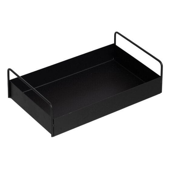 Поднос чёрный железный 33 x 20 x 9 см BB Home Tray Black Iron