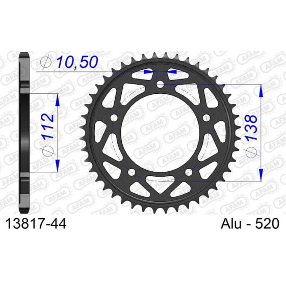 AFAM 13817 Rear Sprocket