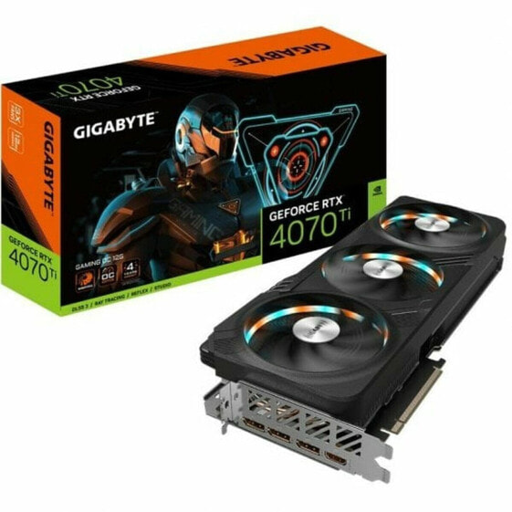 Графическая карта Gigabyte GV-N407TGAMING OCV2-12GD GeForce RTX 4070 Ti GDDR6X 12 GB