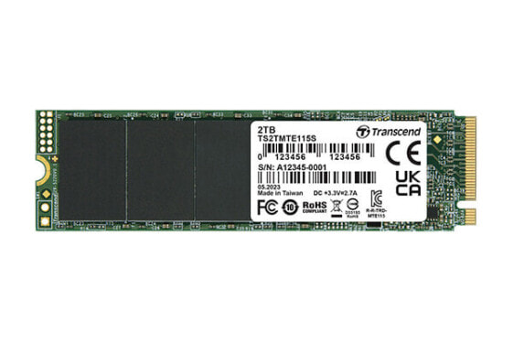 Transcend PCIe SSD 115S - 250 GB - M.2 - 3200 MB/s