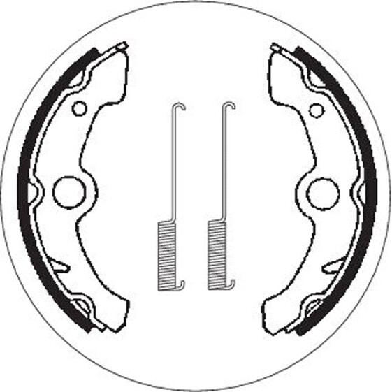 SBS P2178 Brake Shoe