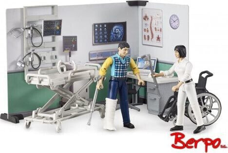 Фигурка Brother BRUDER Figurka BRUDER bworld infirmary - 62711 (Медицинский пункт)