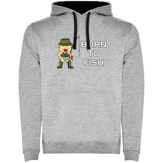 KRUSKIS Born To Fish Two-Colour Hoodie