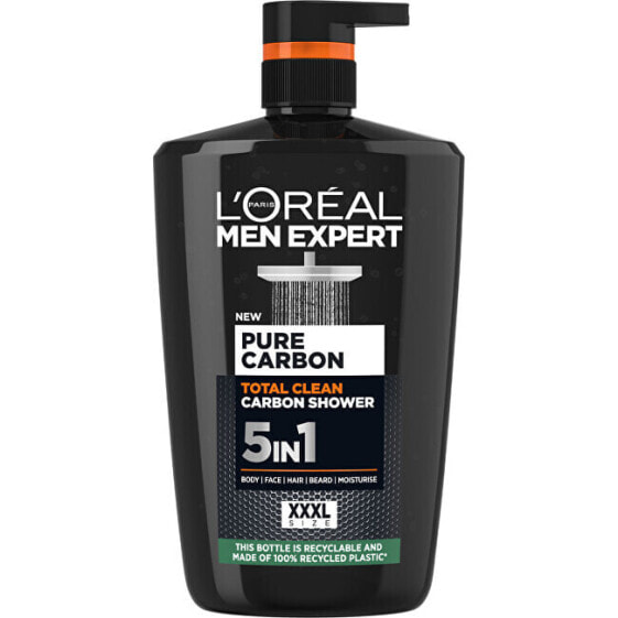 Shower gel for men Men Expert Pure Carbon (Total Clean Carbon Shower)