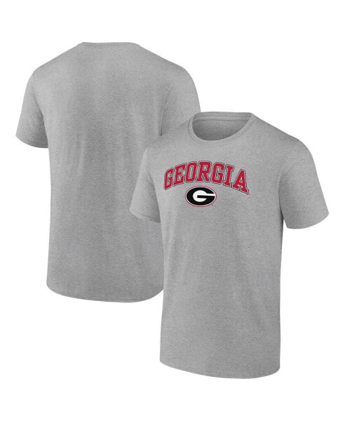 Men's Steel Georgia Bulldogs Campus T-shirt