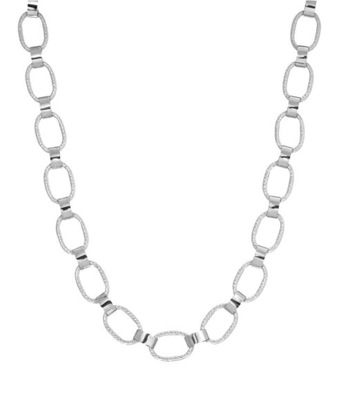 Women's Silver Tone Link Necklace