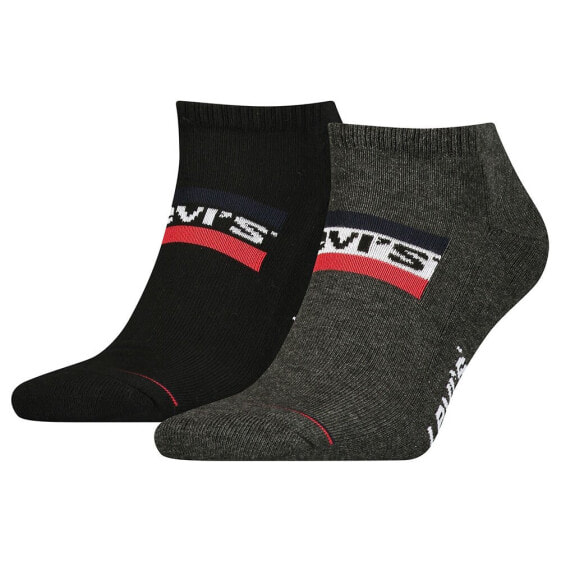 LEVI´S UNDERWEAR Low Cut Sportswear Logo Half long socks 2 pairs