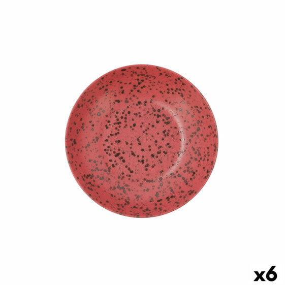 Тарелка глубокая Ariane Oxide керамическая красная (Ø 21 см) (6 штук)