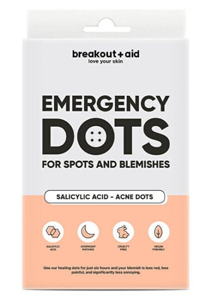 Acne patches with salicylic acid Emergency Dots 72 pcs