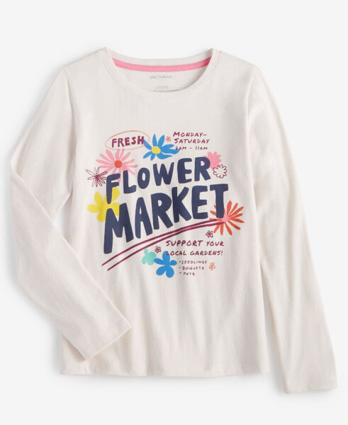 Girls Flower Market T-Shirt, Created for Macy's