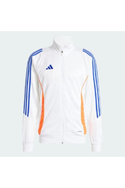 Спортивная компрессионная одежда Adidas TIRO24 TRJKT БЕЛАЯ/СИНЯЯ