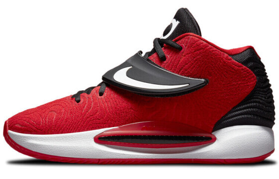 Nike KD 14 TB "Red/Black" 杜兰特 减震防滑 中帮 实战篮球鞋 男款 红黑 / Баскетбольные кроссовки Nike KD 14 TB "RedBlack" DA7850-600