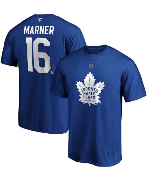 Футболка мужская Fanatics Mitchell Marner Торонто Листья кленовые Командная оригинальная стопка имени и номера