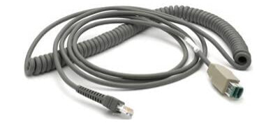 Zebra CBA-U28-C15ZBR - Charging cable - Black - 4.57 m - Zebra - DS9308