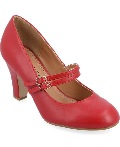 Women's Windy Double Strap Mary Jane Pumps