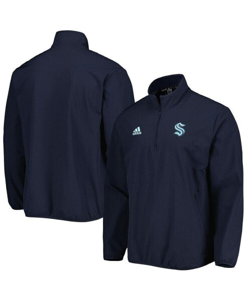 Куртка мужская Adidas Seattle Kraken COLD.RDY с застежкой на молнию, синего цвета