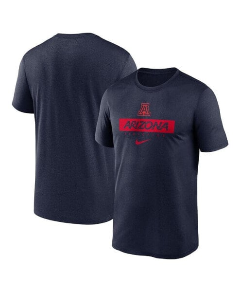 Men's Navy Arizona Wildcats 2024 Sideline Legend Performance T-Shirt