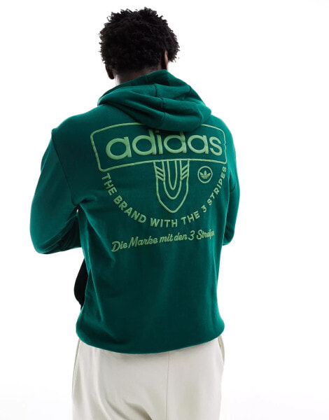 adidas Originals – Kapuzenpullover in Grün