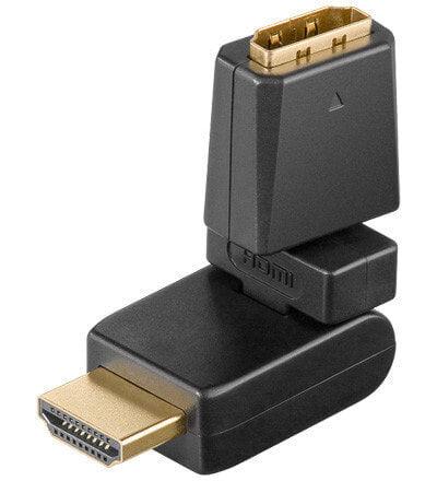 Черный переходник HDMI-HDMI Wentronic A 352 G (HDMI F/HDMI M) 360° - HDMI - HDMI - Black