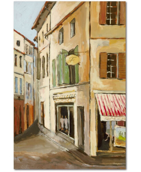 Street in Neuilly I 12" x 18" Gallery-Wrapped Canvas Wall Art