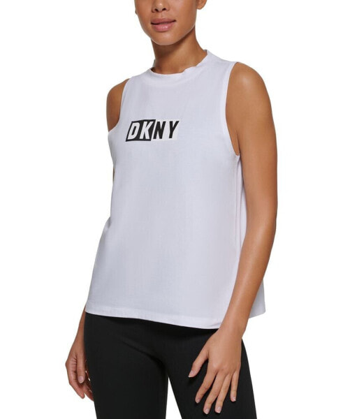 Sports Women's Two Tone Logo Print Tank Top