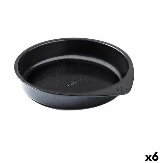 Форма для выпечки Pyrex Magic Чёрный Металл Круглый Ø 26 см 6 штук