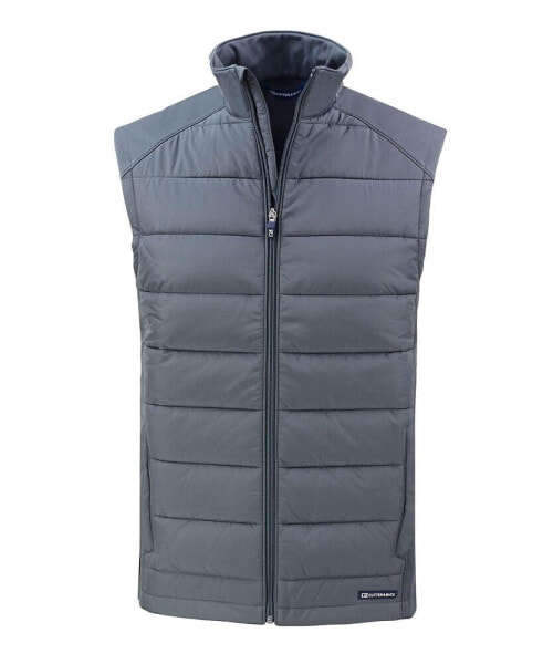 Evoke Hybrid Eco Softshell Recycled Mens Big & Tall Full Zip Vest