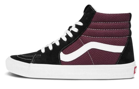 Кеды Vans SK8 HI бордовые мужские/женские