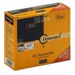 Intenso INT-1001622 - 52x - CD-R - 120 mm - 700 MB - Slimcase - 10 pc(s)