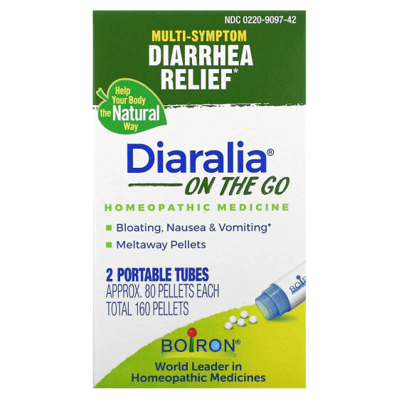 Diaralia On The Go, 2 Portable Tubes, Approx. 80 Pellets Each