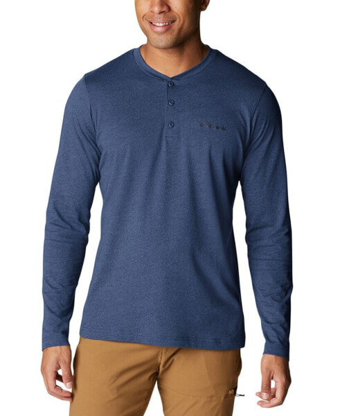 Men's Thistletown Hills Logo Graphic Long-Sleeve Tech Henley