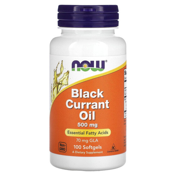 Black Currant Oil, 500 mg, 100 Softgels