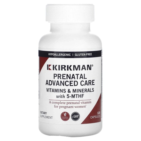 Kirkman Labs, Prenatal Advanced Care, 120 капсул