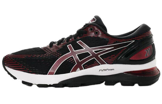 Кроссовки беговые Asics GEL-Nimbus 21 1011A169-002 черно-красные