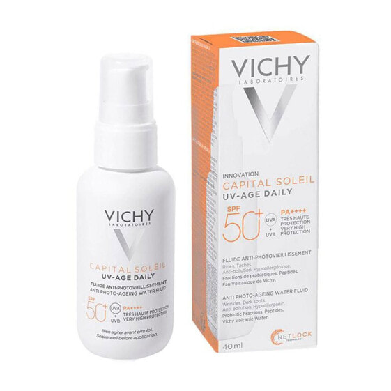 Sun Protection with Colour Vichy Capital Soleil Anti-Wrinkle SPF 50+ (40 ml)