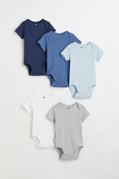 5-pack Cotton Bodysuits