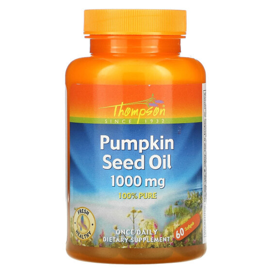 Pumpkin Seed Oil, 1,000 mg, 60 Softgels