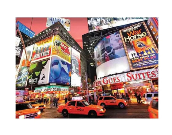 Пазл городской Broadway Times Square NY Gold Puzzle 1500 элементов