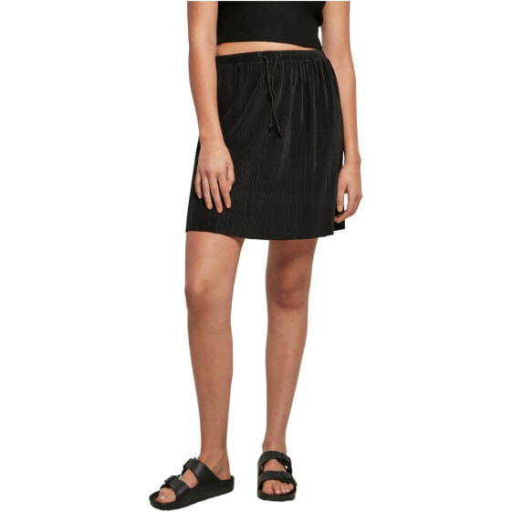 URBAN CLASSICS Plisse Low Waist Mini Skirt