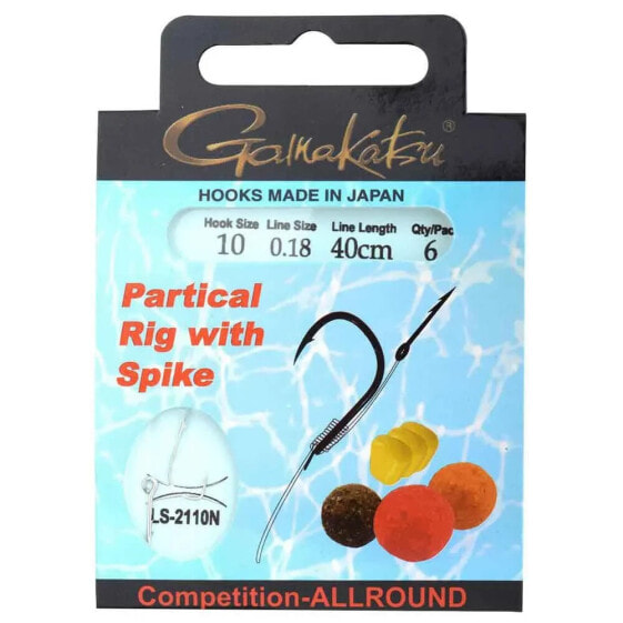 GAMAKATSU Booklet Pr.Spike 2110N Tied Hook 0.180 mm