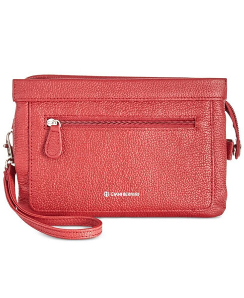 Softy Leather Crossbody Wallet, Created for Macy's