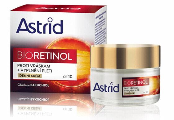 Увлажняющий дневной антивозрастной крем Bioretinol OF10 Astrid 50 мл