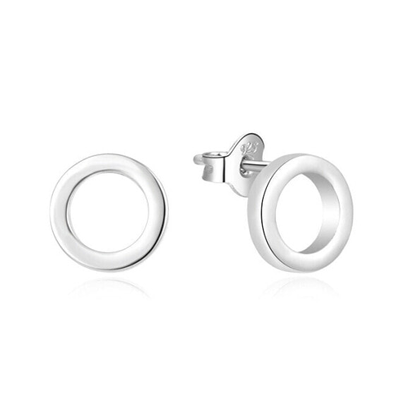 Minimalist silver earrings AGUP2320L