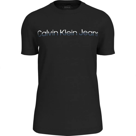 CALVIN KLEIN JEANS Mixed Institutional Logo short sleeve T-shirt