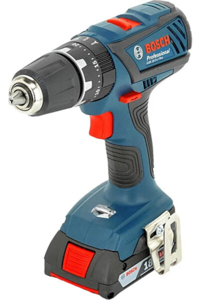 Bosch Gsb 18-2-lı Plus Darbeli Delme Vidalama, Çanta 2 Akü, 18 V,